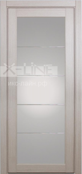 Дверь межкомнатная X-LINE XL07 mirage дуб беленый