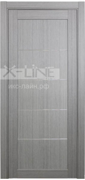 Дверь межкомнатная X-LINE XL10 mirage дуб серый