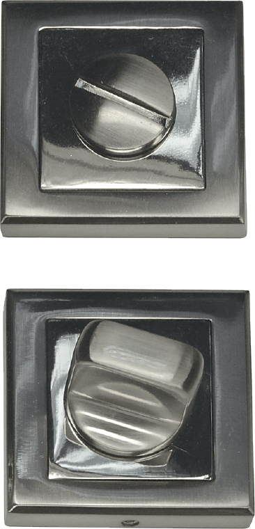 Завертка сантехническая на квадратной накладке BUSSARE WC-30 S.CHROME Хром матовый