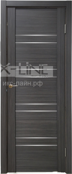 Дверь межкомнатная X-LINE U3026 велюр графит
