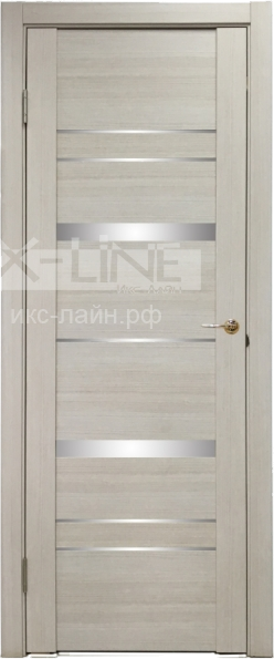 Дверь межкомнатная X-LINE U3027 велюр капучино