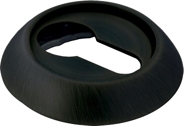 Накладка круглая на ключевой цилиндр  MORELLI MH-KH BL черный