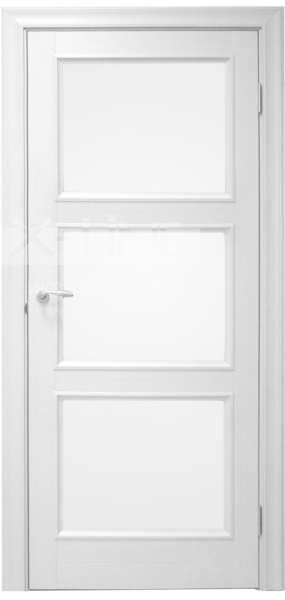 Дверь межкомнатная X-LINE Классика 3V велюр белый