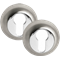 Накладка PALIDORE на евроцилиндр круглая CL HH, 2 шт. в комплекте, белый никель