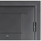 Дверь стальная VALBERG СТАЙЛ (Чёрный муар - Белёный дуб)