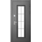 Дверь стальная с терморазрывом FERRONI Luxor Termo 4  Букле антрацит - МДФ Эмалит белый