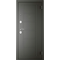 Дверь стальная VALBERG ТИТАН ЗЕРКАЛО (Букле графит - Зеркало, Дуб беленый)