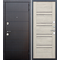 Входная металлическая дверь FERRONI 10,5 см Чикаго МДФ Венге горизонт - МДФ Дуб Шале белый