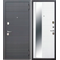 Входная металлическая дверь FERRONI 9,5 МОНАКО МДФ Серый  - Зеркало фацет МДФ Ясень Белый Эмаль