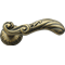 Ручка дверная на резной накладке BUSSARE CASTELO A-78-20 ANT.BRASS Античная латунь