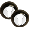 Накладка PALIDORE на евроцилиндр круглая CL BH, 2 шт. в комплекте, черный никель