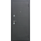 Входная дверь FERRONI 7,5 см ГАРДА Чёрный муар - МДФ Белый ясень