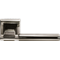 Ручка дверная на квадратной розетке MORELLI DIY MH-13 SN/BN-S белый никель/черный никель