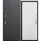Входная дверь FERRONI 7,5 см Гарда Серебро - МДФ Белый ясень
