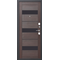 Входная дверь FERRONI 7,5 см ГАРДА Чёрный муар - МДФ Тёмный кипарис Царга