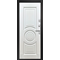 Дверь стальная Ретвизан Орфей - 630 Капитель (Софт графит+RAL7039 шагрень - Софт айс)