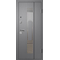 Дверь стальная Ретвизан Медея-321(М5) (Букле серый - Зеркало Филадельфия Грей)