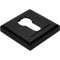 Накладка квадратная на ключевой цилиндр  MORELLI MH-KH-S BL/черный