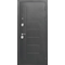 Входная металлическая дверь FERRONI 10 см ТРОЯ Серебро МАКСИ -  зеркало МДФ Белый ясень