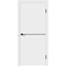 Дверь межкомнатная Velldoris FLAT H1 Эмаль белый  (кромка с 4-х ст. цвет черный или белый, молдинг цвет черный)