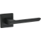 Ручка дверная на квадратной накладке BUSSARE TORRE ASPECTO A-64-30 BLACK черный