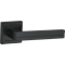 Ручка дверная на квадратной накладке BUSSARE TORRE ROKKA A-61-30 BLACK черный