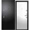 Дверь стальная Ретвизан Орфей - 321 (Черное дерево+сатин черный - Белое дерево)