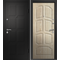 Дверь стальная Ретвизан Аризона-231 (Сатин черный - Дуб беленный)