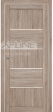 Дверь межкомнатная X-LINE Кения 1 велюр серый