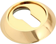 Накладка круглая на ключевой цилиндр  MORELLI MH-KH GP золото