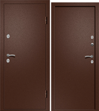 Дверь стальная Ретвизан Триера-1 терморазрыв (Антик медь - Антик медь)