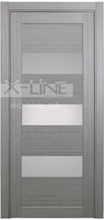 Дверь межкомнатная X-LINE XL04 дуб серый