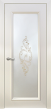 Дверь межкомнатная АЭЛИТА PERFECT 175 ДО стекло белое с рисунком
