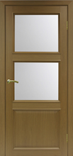 Дверь межкомнатная OPTIMA PORTE Тоскана 630.221ОФ1 багет  стекло Экошпон