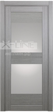 Дверь межкомнатная X-LINE XL01 дуб серый
