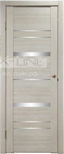 Дверь межкомнатная X-LINE U3027 велюр капучино