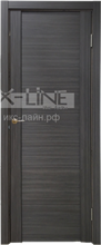 Дверь межкомнатная X-LINE U3030 велюр графит