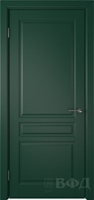 Дверь межкомнатная СТОКГОЛЬМ 56ДГ010 Зелёная эмаль