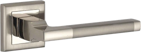 Ручка дверная на квадратной накладке BUSSARE PINADO A-31-30 CHROME/S.CHROME Хром/хром матовый