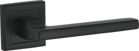 Ручка дверная на квадратной накладке BUSSARE TORRE PINADO A-31-30  BLACK черный