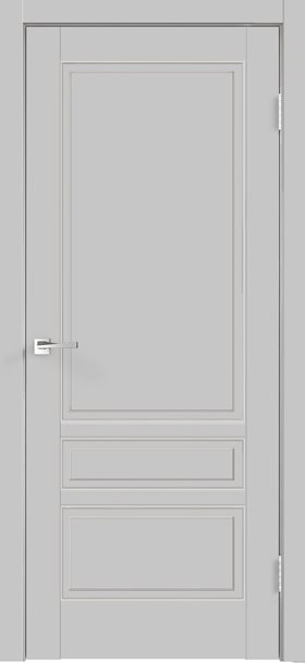 Дверь межкомнатная Velldoris SCANDI 3Р ЭМАЛЬ Светло-серый с врезкой под замок Morelli 1895Р SN