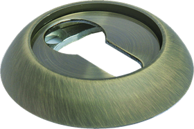 Накладка круглая на ключевой цилиндр  MORELLI MH-KH MAB  матовая античная бронза