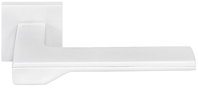 Ручка дверная на квадратной розетке MORELLI DIY MH-49-S6 W белый