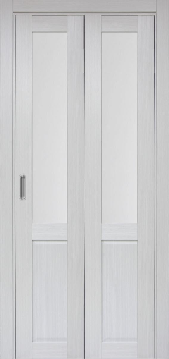 Дверь-книжка OPTIMA PORTE Тоскана 602.21 ОФ3 стекло Экошпон