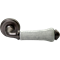 Ручка дверная на круглой розетке MORELLI MH-41-CLASSIC OMS/GR/старое мат.серебро/серый