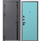 Дверь входная ЦЕНТУРИОН LUX-5 (Кашемир графит Антрацит муар - Кашемир аква)