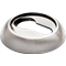 Накладка круглая на ключевой цилиндр  MORELLI MH-KH SN/BN белый никель/черный никель
