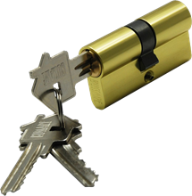 Цилиндр ключ-ключ  BUSSARE CYL 3-60 GOLD Золото матовое