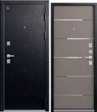 Дверь входная ЦЕНТУРИОН С-108 (ЧЕРНЫЙ МУАР - Кашемир базальт)