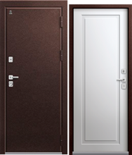 Дверь входная Терморазрыв ЦЕНТУРИОН Т-4 (Шоколадный муар - Кашемир белый)